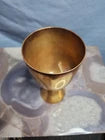 Chalice Co Brass Goblet Communion Cup Church Gold Tone 6.25" H Vintage Antique