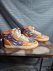 Macho Man Randy Savage High Top Orange Purple Zebra Print Sneakers Size 6