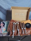 Tuning Fork Set Sound Therapy 128-512Hz w/ Guide Wellness Health