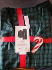 Auden Flannel Modal Pajama Set Women's XXL Green Plaid Loungewear Gift