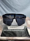 Sports Sunglasses Black Splatter Shield Mirror Lens UV400 Cycling FS-FS666