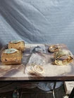 Large Lot of Gold Tone Women's Jewelry Bracelets and Earrings
