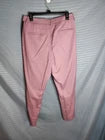 Wildfang Empower Trouser Pants Pink Black Stripe Crop Pants Size 12 Spring Summer NWT