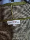 Retro Fox  Womens Knit Cardigan Large