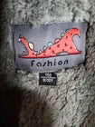 Navy Faux Fur Trim Hooded Parka Winter Coat Warm Lined Size 9/10Y