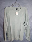J.Crew Men's L Cotton Crewneck Pullover Knit Light Green
