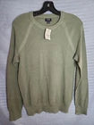 J.Crew Men's Cotton Crewneck Sweater Green Small Knit Pullover