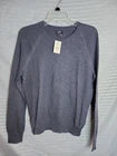 J. Crew Men's Blue Merino Wool Blend Crewneck Sweater small
