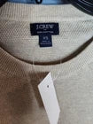J.Crew Men's XS Cotton Thermal Waffle Knit Crewneck Sweater Beige