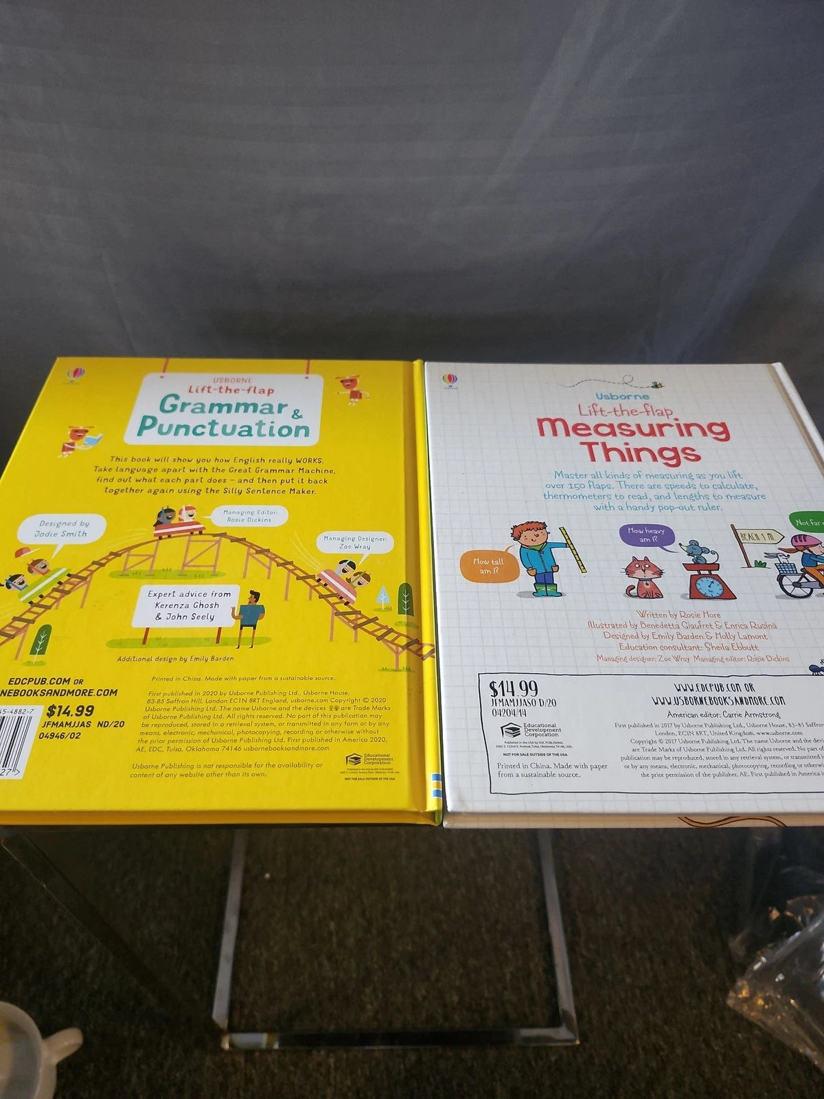 Usborne Lift-the-Flap Grammar & Punctuation Lara Bryan Board Book
