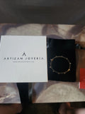 Artizan Joyeria Spike Bangle Gold Tone Stainless Steel Size Small/medium